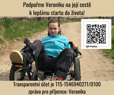 Podpořme Veroniku na její cestě k lepšímu startu do života!